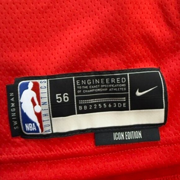 Houston Rockets Nike Swingman Jalen Green #4 Icon Edition Jersey – Size XXL (56) - Picture 11 of 14